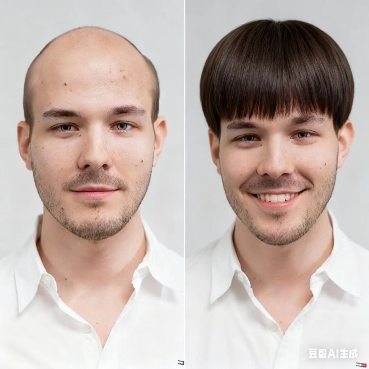US Full Poly Men Hair piece 0.12mm Skin PU   Injection Toupee for Men Real Human Hair System   Prosthesis Capilar